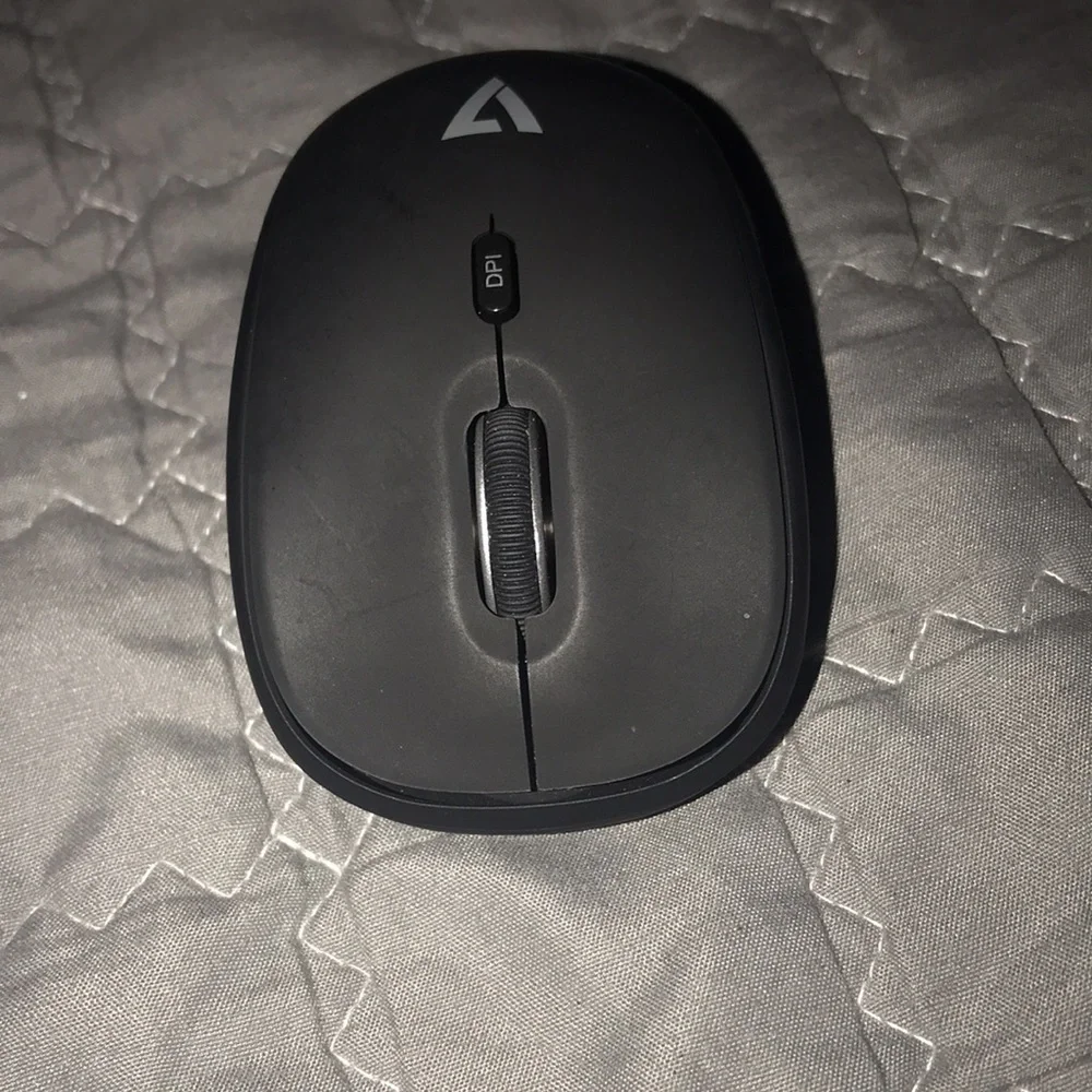 Black wireless mouse